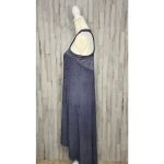 Athleta  Women's Sleeveless High Low‎ Maxi Dress Blue Size Medium Photo 3