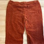 Chico's Womens Corduroy Straight Leg Pants IN Reddish Brown Ruse Size 3 Regular Photo 9