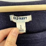 Old Navy purple indigo blue crewneck sweater women's size small cotton top Photo 2