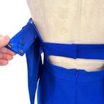 Jay Godfrey Cobalt Blue Viola Dress Strapless Ruffle Detail Mini Size US 4 Photo 6