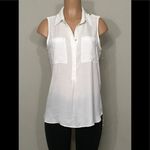 White House | Black Market New. WHBM white blouse. NWOT Photo 3
