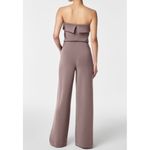 Spanx AirEssentials Strapless Jumpsuit Smoke Blouson Wide Leg Romper One-Piece Photo 1