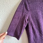 Danny & Nicole  Dark Purple Long Sleeve Dress Size 10 Photo 4