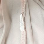 Mustard Seed  Blush Pink Velvet Pleated Midi Skirt Size Medium Soft Flowy A-Line Photo 7