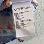 Farm Rio Tank Top Afternoon Breeze Beaded Tassel Tie Cotton Blouse Sz L NWT Photo 14