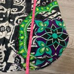 Rococo sand throne print silk embroidered blouse Black Size XS Photo 3