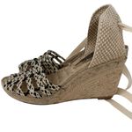 Free People Amalfi Coast Espadrille Wedge Sandals Natural Size EU 37 US 6.5 Photo 7