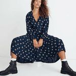 Madewell Challis Midi dress size xs Photo 0