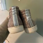 Vintage Havana High-Top Sneakers with Star Studded Accents Silver Photo 3