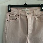 Aritzia Women’s 24 Denim Forum The Yoko High Rise Slim Light Pink Fray Jeans Photo 1