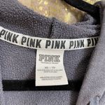 PINK - Victoria's Secret  gray/pastel pink pullover hooded sweater, XS Photo 2