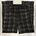 Anthropologie Eva Franco Fritz Metallic Plaid knit Relaxed Fit Trouser Pant S Photo 3