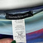 Caution to the Wind NWOT Multicolor Strapless Ruched Bodycon Dress Size Small S Photo 3