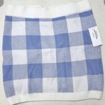 Tilly's NWT gingham plaid knit mini skirt Photo 1