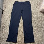 Athleta Womens Size 8 Black Wide Leg Drawstring Travel Lounge Pants Photo 5