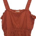 Marine layer  Dylan Smocked‎ Cotton Tank-Baked Clay XL NWOT Photo 3