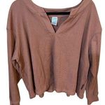 Jockey waffle knit sweater Brown Size XL Photo 0
