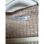 Anna Quan Misha Rib Knit Cardigan Dress Sz. 10 (US 6) Tan Photo 5