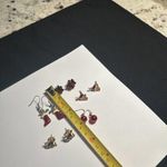 Christmas Holiday Mix Lot Of 5 Pierced Earrings Photo 8