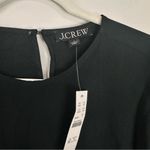 J.Crew Shirred Waist Corset Top in Viscose Crepe Black Size 2 X-Small NWT Photo 5