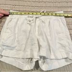 Old Navy  Linen Blend Mid Rise Pull On Short White Small S 3.5” 209712 Photo 6