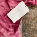 L&B Pink Tie Dye Top with Criss Cross Detail in Front Size 2X Photo 1