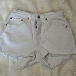 Levi’s White Denim Shorts Photo 0