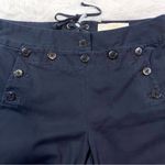 J.Crew Women’s City Fit Classic Twill Chino Navy Blue Nautical Wide Leg Pants 8 Photo 7