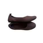 Rothy's Max Square Ballet Flats in Maple (Mocha Mousse Color) Micro Check Size 8 Brown Photo 6