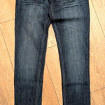 Dereon Skinny Jeans Juniors 5 6 Beyonce Brand Denim Bling Fleur De Lis Logo Y2K Blue Size undefined Photo 0