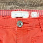 Anthropologie Hei Hei  Cotton Blend Red/Orange Pants W/ Stretch Size 10 Photo 1