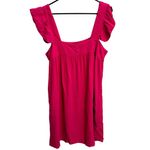 Pomander Place Tuckernuck Camellia Hazel Flutter Sleeve Linen Blend Dress Preppy Pink Size M Photo 1