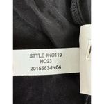 Madewell NWT Ruched Crop Straight-Leg Jumpsuit in Black Size 6 Photo 6