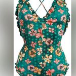 Ulla Johnson Giordana Maillot One-Piece Swimsuit, Veridian, Size X-Large, $350 Photo 7