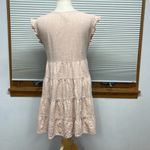 Knox Rose  Pink Embroidered Babydoll Dress Photo 4