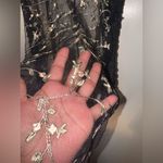 Black Crochet Women Swim Coverup Size undefined Photo 5