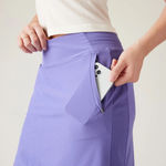 Athleta Brooklyn 16 Inch Skirt Womens Size 20 Periwinkle Blue Skort Golf Tennis Photo 0