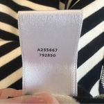 Isaac Mizrahi  Live! black & white 100% cotton chevron dress size medium Photo 5