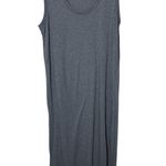 Pact Softspun Gray Tank Dress Midi Dress XS Organic Cotton Side Slits Casual Photo 0
