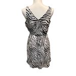 Princess Polly  Zebra‎ Print Mini Dress Size 6 US / 10 AU Sleeveless V-Neck Photo 1