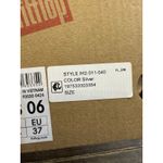 FitFlop Ballerina Mary Jane Flats Women's Size 6 Silver Leather Delicato Bow Photo 12