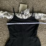 Joie  Black Linen Blend Dress & Floral Scarf 2-Piece Set Photo 9