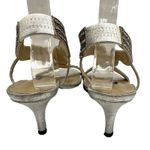 Caparros  Zorro T-Strap Evening Rhinestone Open Toe Slingback Heel 9 Photo 5