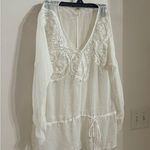 vintage arden b sheer white blouse with sequins detail size XS Photo 0