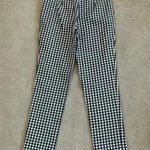 Michael Kors Black and White Houndstooth Jacquard Skinny Pants in size 6 Photo 4