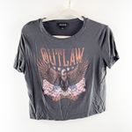 La La Land Outlaw Short Sleeve Graphic Cropped T Photo 1