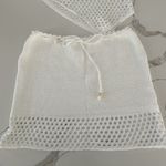White crochet set NWOT Size M Photo 1