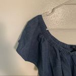 Madewell  Rio Cover-Up Dress Chambray Blue Linen Photo 6