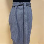 Few Moda Tie Front Grey Houndstooth Belted Pencil Skirt Size S Photo 2