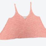American Eagle Outfitters Knitted Crop Top Tank Peach Loose Fit Hi Lo Sides Sz M Photo 3